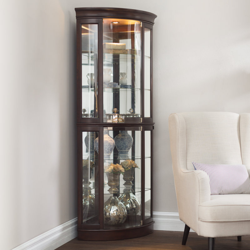 Darby Home Co Blakeway Lighted Corner Curio & Reviews Wayfair.ca